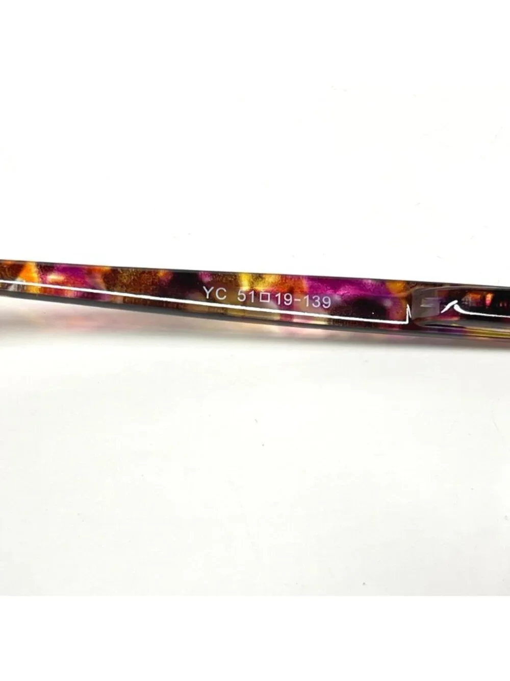 Set Of 2 Reading Glasses +5.0 Blue Light Filter Square Frame Floral & Tortoise